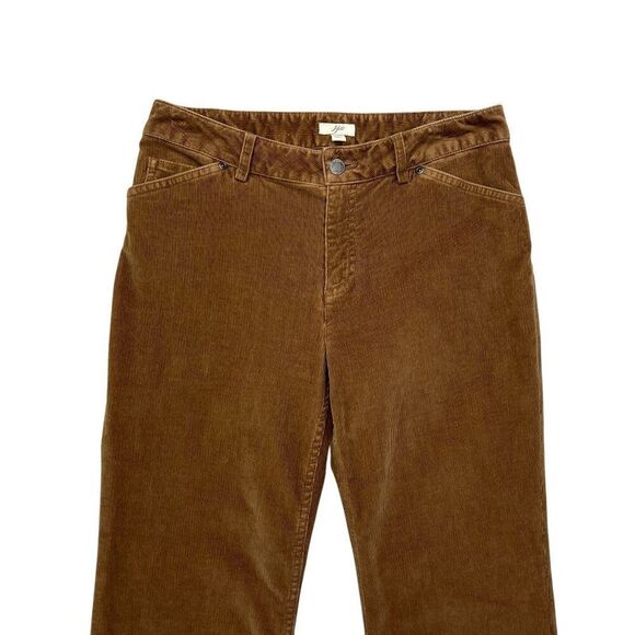J. Jill Women's Size 6 Brown Stretch Corduroy Pants - Picture 3 of 10